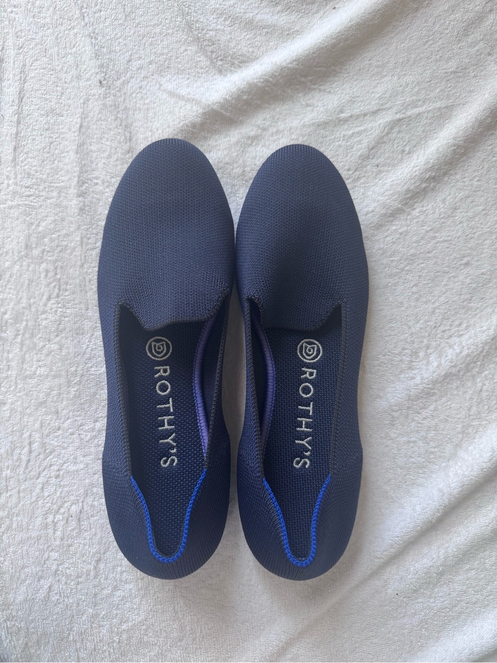 Rothy’s Navy Loafer Slip On Flats | 8 US Women’s